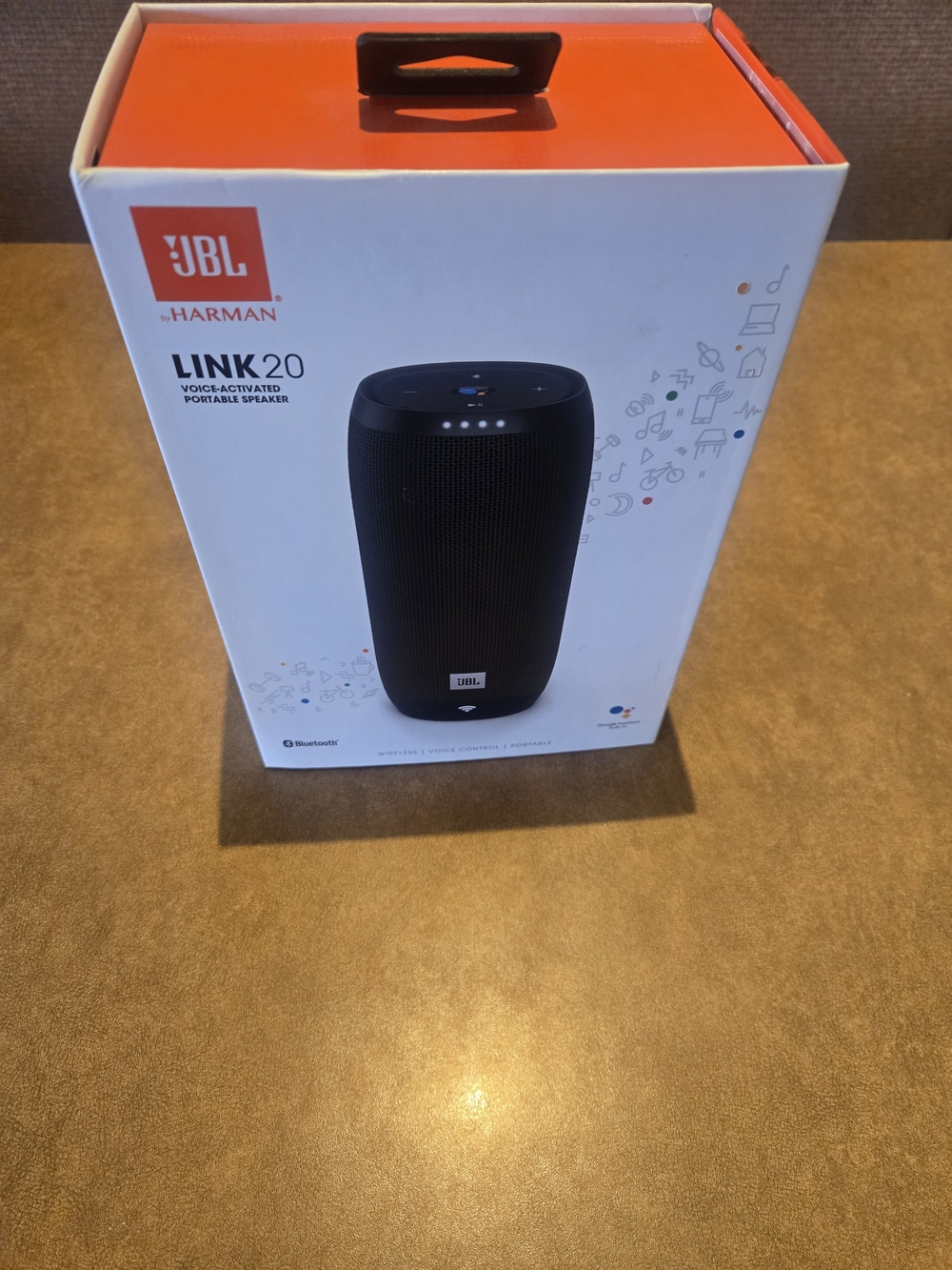 JBL Link 20 Portable Voice-Activated Speaker - Black